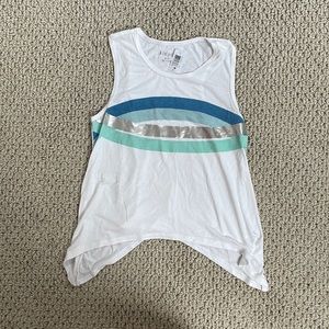 Kidpik asymmetrical tank, girls size 10. Never worn.